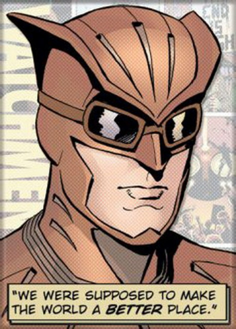 Watchmen Nite Owl Make The World A Better Place Magnet 20023M