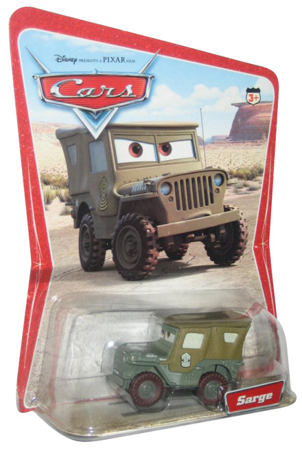 Disney Pixar Cars Movie Sarge Desert Scene Background Series 1 Die Cast Toy Car