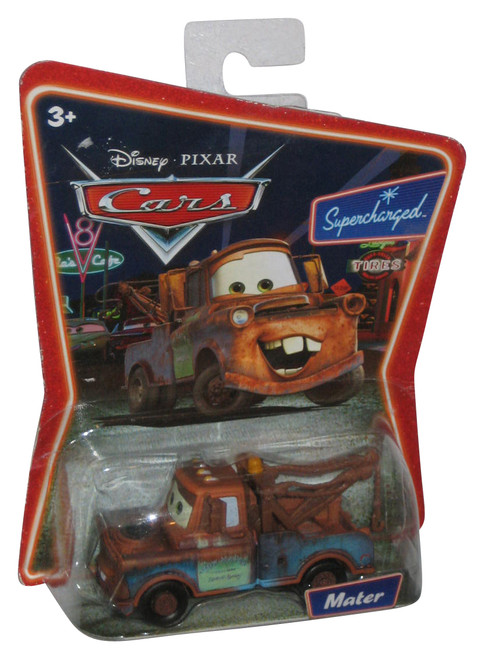 Disney Pixar Cars Mater Supercharged Die-Cast Mattel Toy Car - (Dented Plastic)