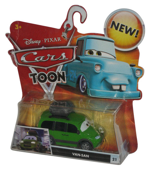 Disney Pixar Cars Toon Mater Tales Van-San Green Die-Cast Toy Car