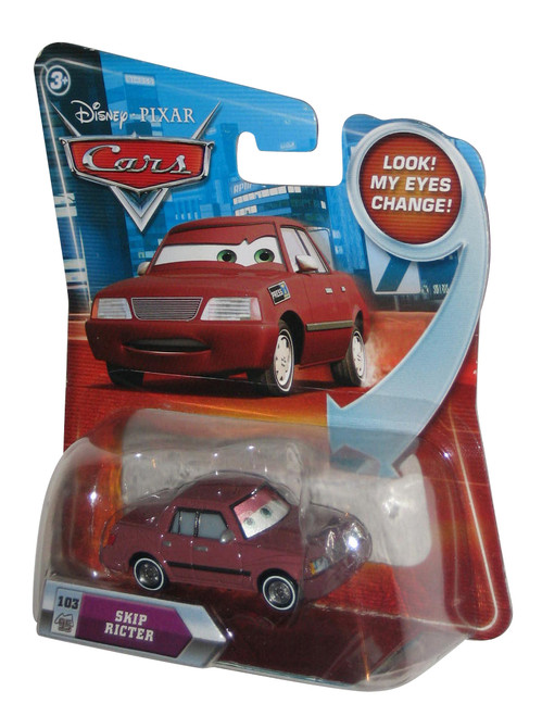 Disney Pixar Cars Lenticular Eyes Series 2 Skip Ricter Die Cast Toy Car #103