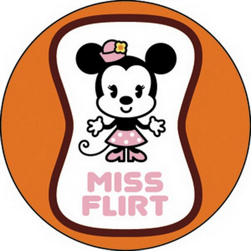 Disney Cuties Minnie Mouse Miss Flirt Button B-DIS-0132