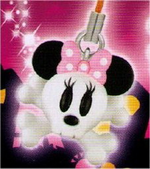 Minnie Mouse Skull & Bones Charm Keychain