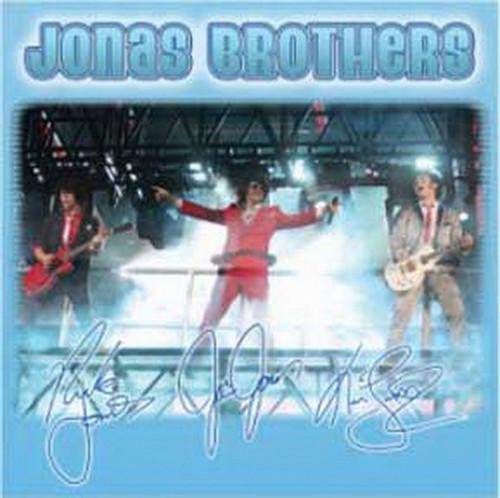 Jonas Brothers Group Blue Sticker