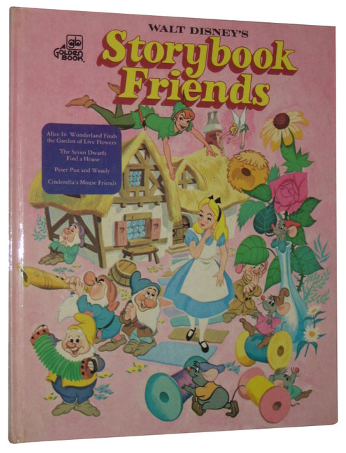 Disney Storybook Friends Vintage (1976) Golden Hardcover Book