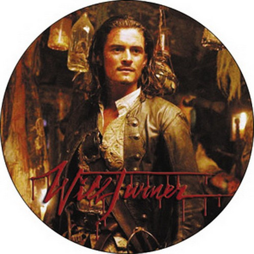 Pirates of The Caribbean II Will Signature Button B-DIS-0391