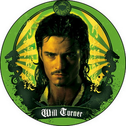 Pirates of The Caribbean Will Turner Dragons Button B-DIS-0449