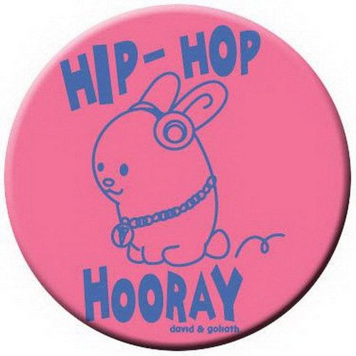 David and Goliath Hip-Hop Hooray Button 81047