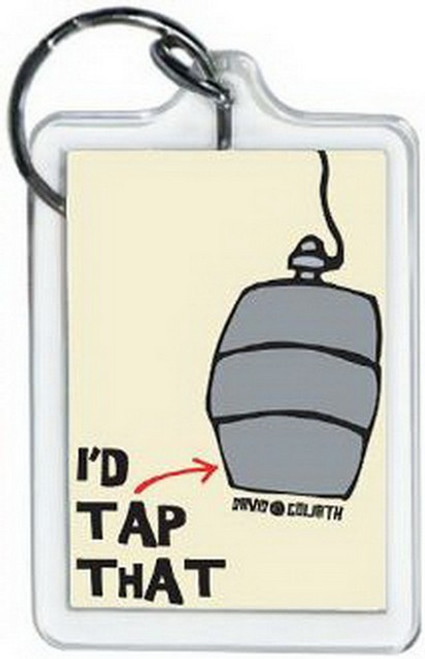 David and Goliath Tap That Lucite Keychain 65487KEY