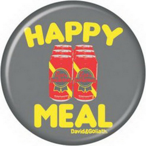 David and Goliath Happy Meal Button 81880