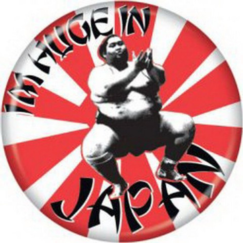 David and Goliath Huge In Japan Button 81882