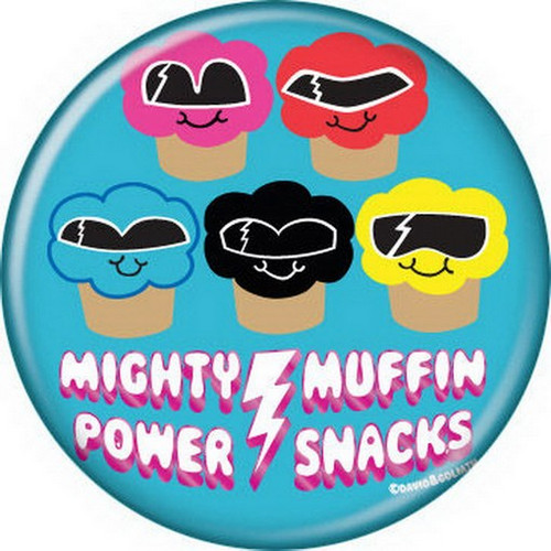 David and Goliath Mighty Muffin Power Snacks Button 82044