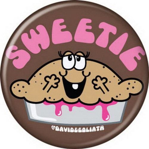 David and Goliath Sweetie Pie Button 82047