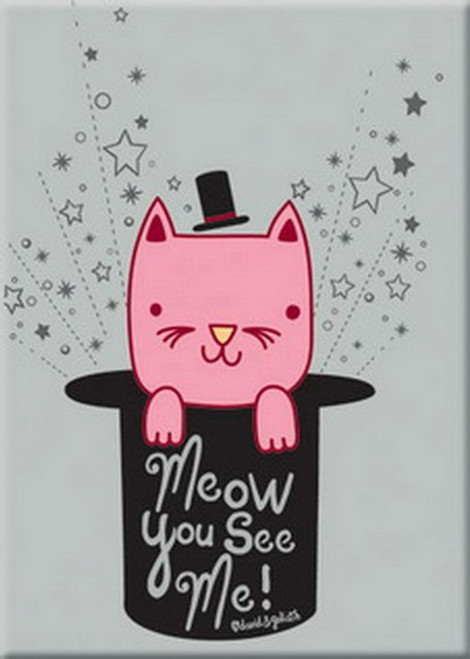 David and Goliath Meow You See Me Magnet 29888DG