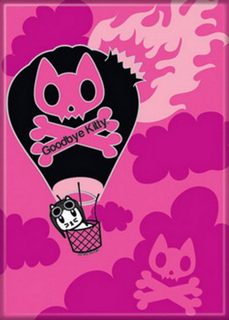 David and Goliath Goodbye Kitty Balloon Magnet 20092DG