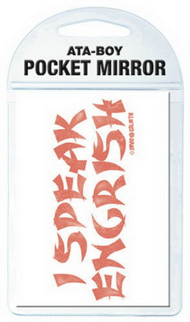 David and Goliath I Speak Engrish Pocket Mirror 50551