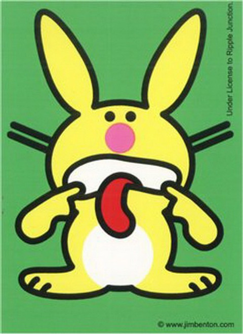 Happy Bunny Bleh Sticker