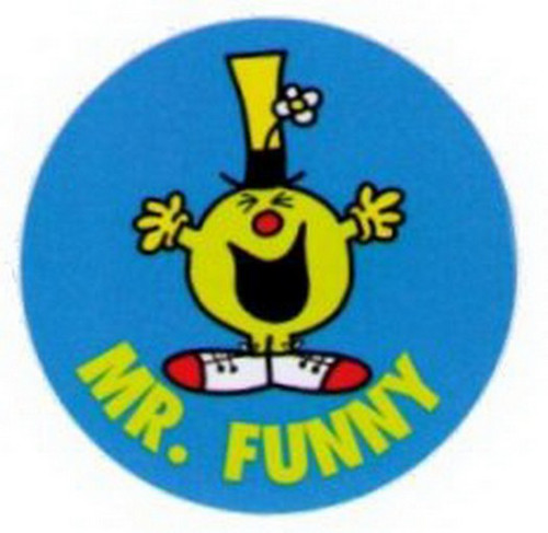 Mr. Men Little Miss Mr. Funny Button UB3476