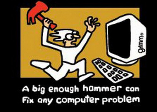 Grimm Computer Problem Magnet GM1756