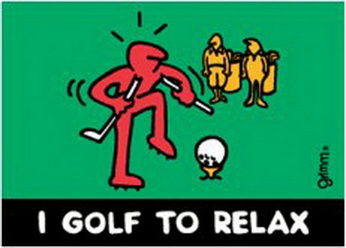 Grimm I Golf To Relax Magnet GM1914