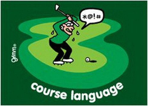 Grimm Golf Course Language Magnet GM1913