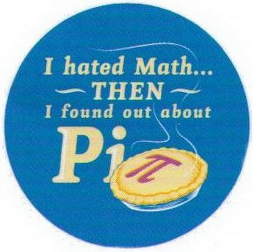 I Hated Math Then I Found Out About Pie Button SB4565