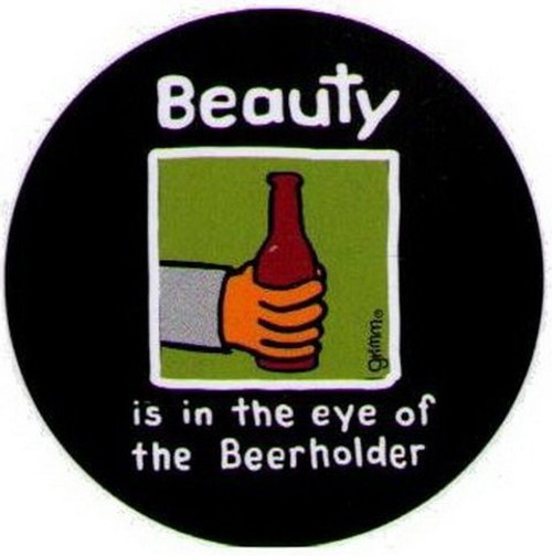 Grimm Beauty Eye of Beerholder Button GB1478