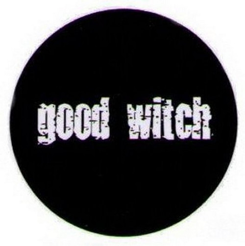 Good Witch Black Button DB3251