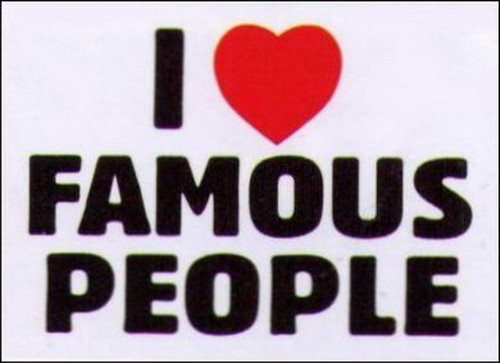 I Heart Famous People Magnet BM2282