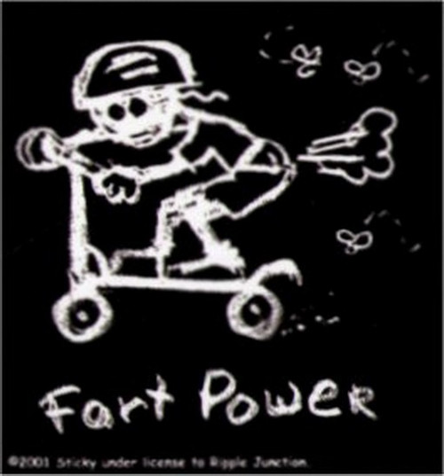 Fart Power Sticker