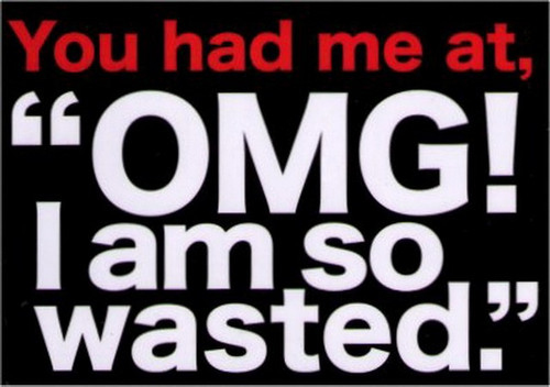 You Had Me At OMG I Am So Wasted Magnet NM4261