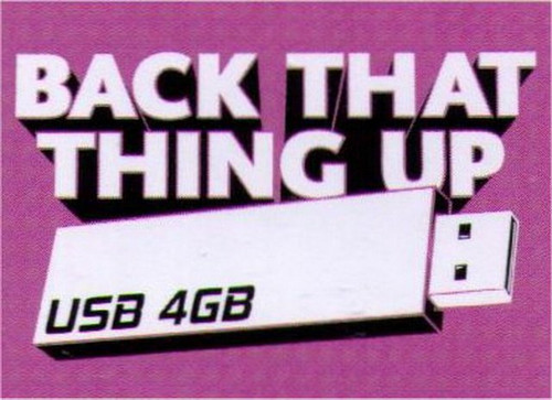 Back That Thing Up USB 4GB Magnet SM4746