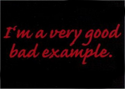 I'm A Very Good Bad Example Magnet RM2811
