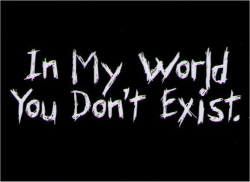 In My World You Don't Exist Magnet DM2130