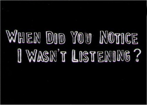 When Did You Notice I Wasn't Listening Magnet DM2202