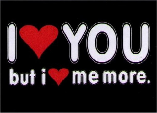 I Heart You But I Heart Me More Magnet DM2181