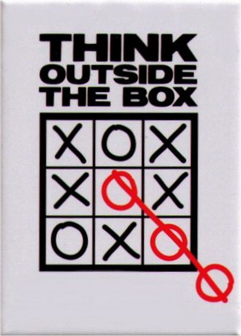 Think Outside The Box Magnet SM4504