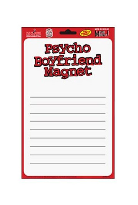 Psycho Boyfriend Write On Wipe Off Memo Magnet