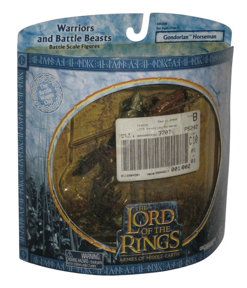 Lord of The Rings Warriors and Battle Gondorian Horseman w/ Rearing Horse Toy Figure