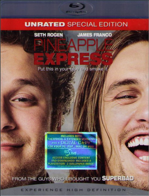 Pineapple Express (Unrated + BD Live) Blu-Ray (2008) DVD