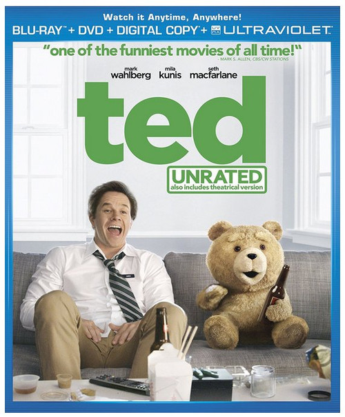 Ted (2012) Blu-Ray DVD - (Mark Wahlberg)