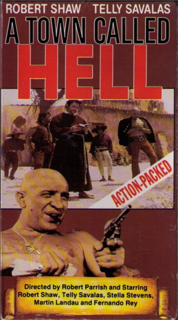 Town Called Hell (1972) Vintage VHS Tape - (Robert Shaw / Telly Savalas)