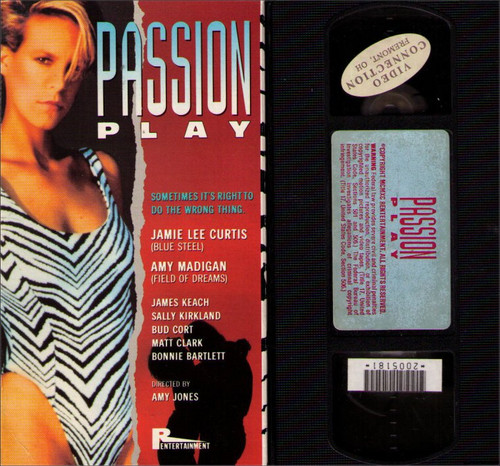 Passion Play Vintage VHS Tape - (Jamie Lee Curtis)