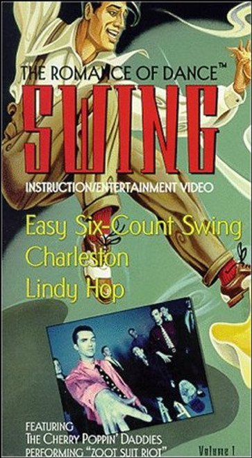 Swing: The Romance of Dance Instruction VHS Tape Vol. 1 (Easy Six-Count Swing Charleston Lindy Hop)