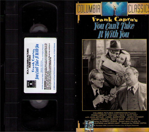 You Can't Take It With You (1938) Vintage VHS Tape - (James Stewart)