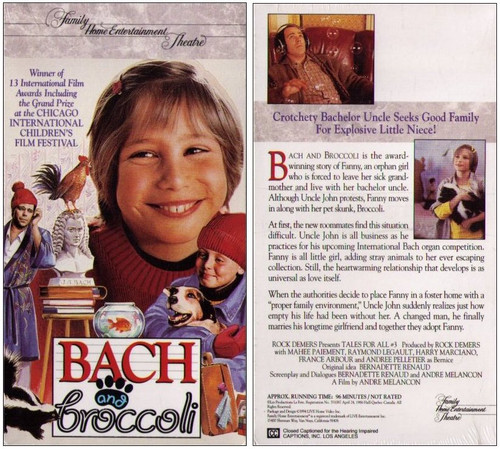 Bach and Broccoli Children Family FHE (1986) Vintage VHS Tape