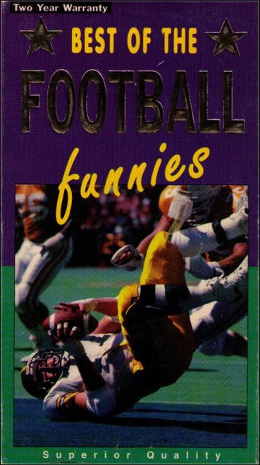 NFL Best of The Football Funnies New for '92 Vintage VHS Tape