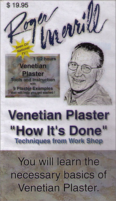 Roger Merrill Ventian Plaster Tools & Instruction VHS Tape