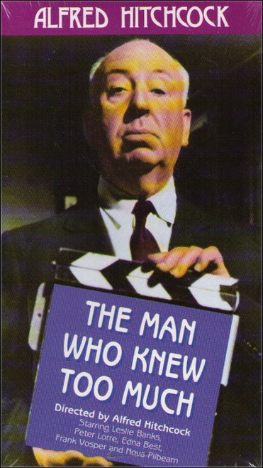Alfred Hitchcock Man Who Knew Too Much (1934) Vintage VHS Tape
