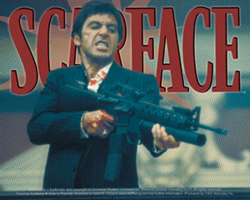 Scarface Big Gun Sticker S-3390